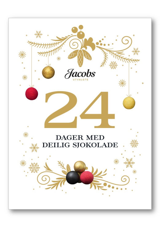 Adventskalender m/Sjokolade 255g Jacobs Utvalgte