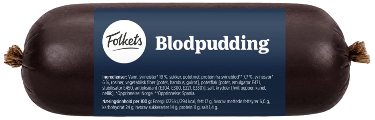 Blodpudding 400g Folkets