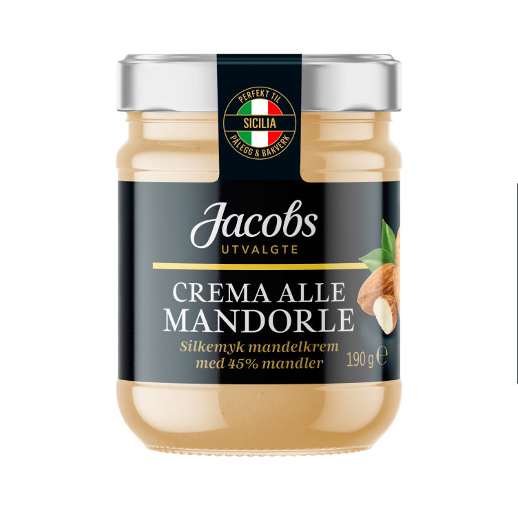 Crema Alle Mandorle 190g Jacobs Utvalgte