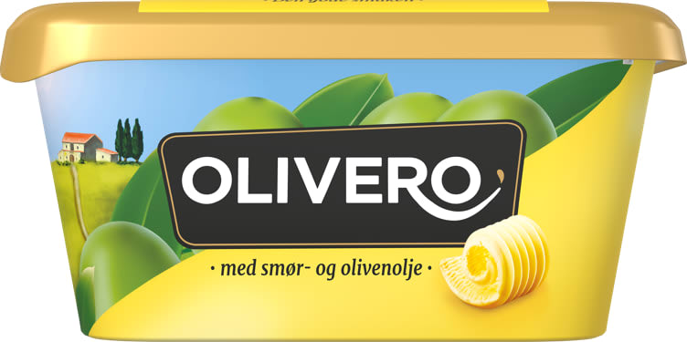 Olivero Smør & Olivenolje 400g