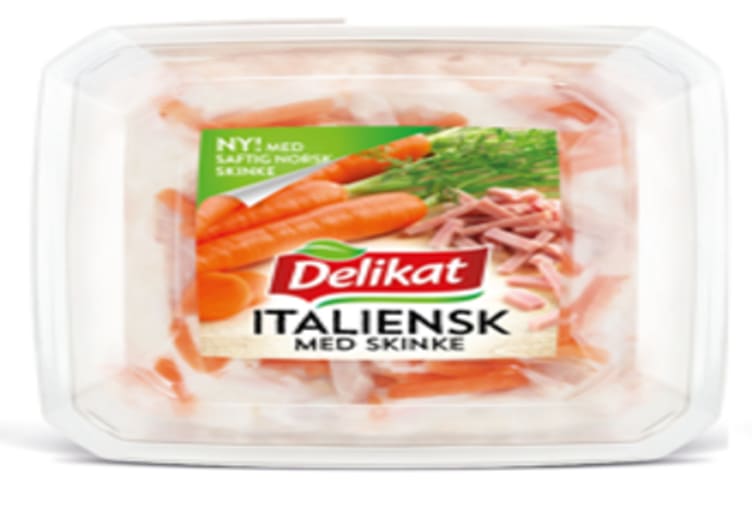 Italiensk Salat m/Skinke 180g Delikat