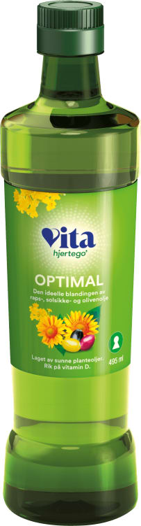 Optimal Olje 495ml Vita Hjertego