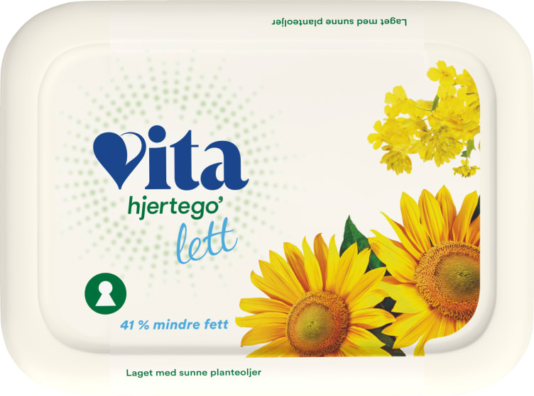 Vita Hjertego Lettmargarin 370g