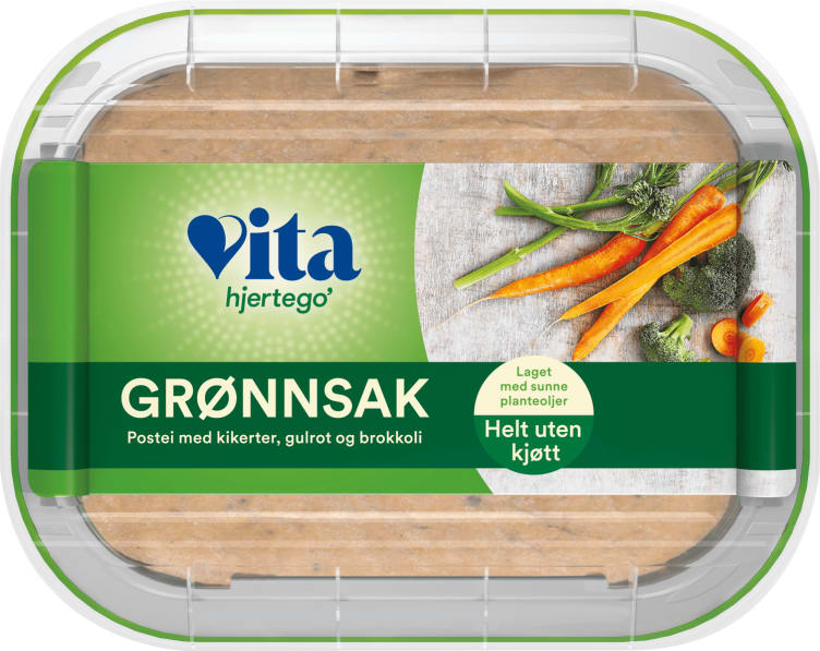 Grønnsakspostei 175g Vita Hjertego