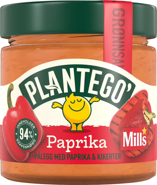 Grønnsakspålegg Grillet Paprika 165g