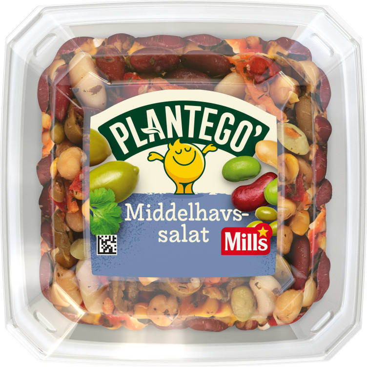 Middelhavsalat Bønne&Oliven 300g Plantego'