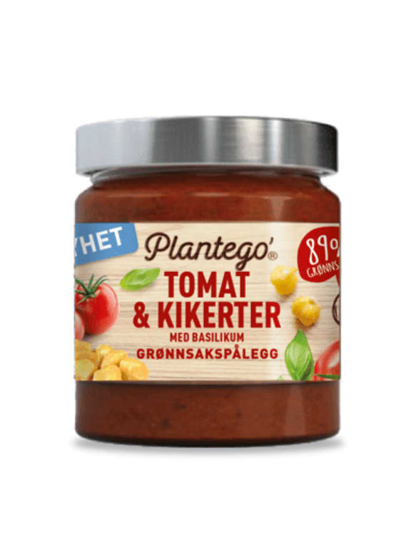 Grønnsakspålegg Tomat&Kikerter 165g Plantego'