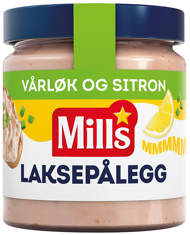 Laksepålegg Vårløk&Sitron 165g Mills