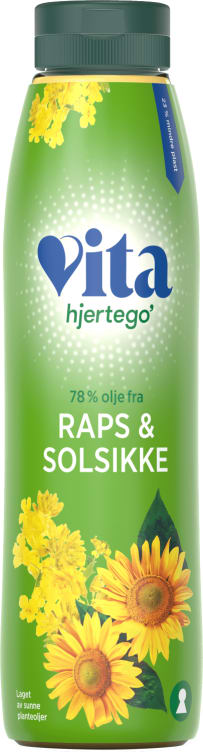 Margarin Flytende 500ml Vita Hjertego