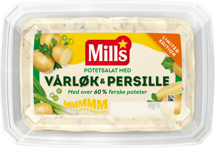 Potetsalat Vårløk & Persille 650g Mills