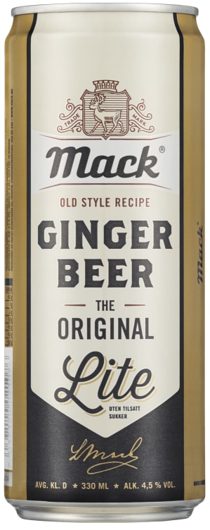 Mack Ginger Beer Lite 0,33l boks