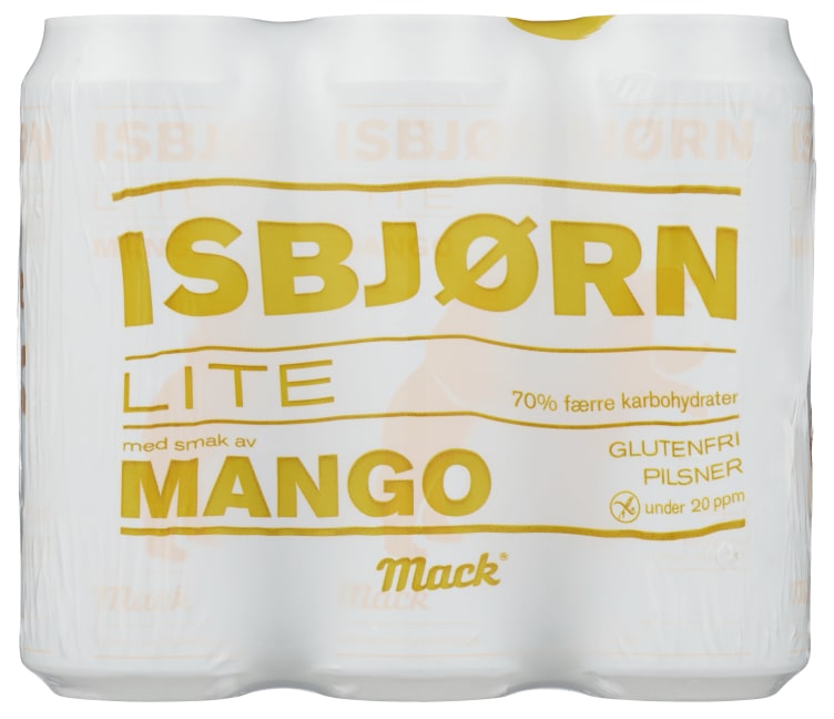 Mack Isbjørn Lite Mango Gl.Fri 0,5lx6 boks