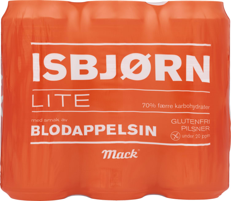 Bilde av Mack Isbjørn Lite Blodappelsin 0,5lx6 boks