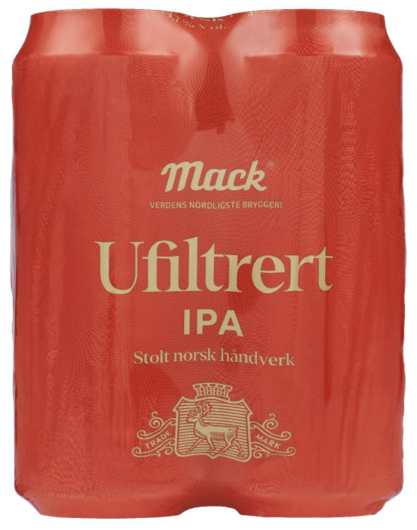 Mack Ipa Ufiltrert 0,5lx4 boks