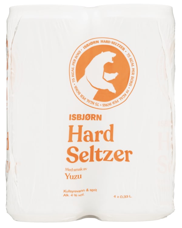 Mack Isbjørn Hard Seltzer Yuzu 0,33lx4 boks