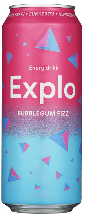 Explo Bubblegum Fizz Sukkerfri 0,5l boks Mack