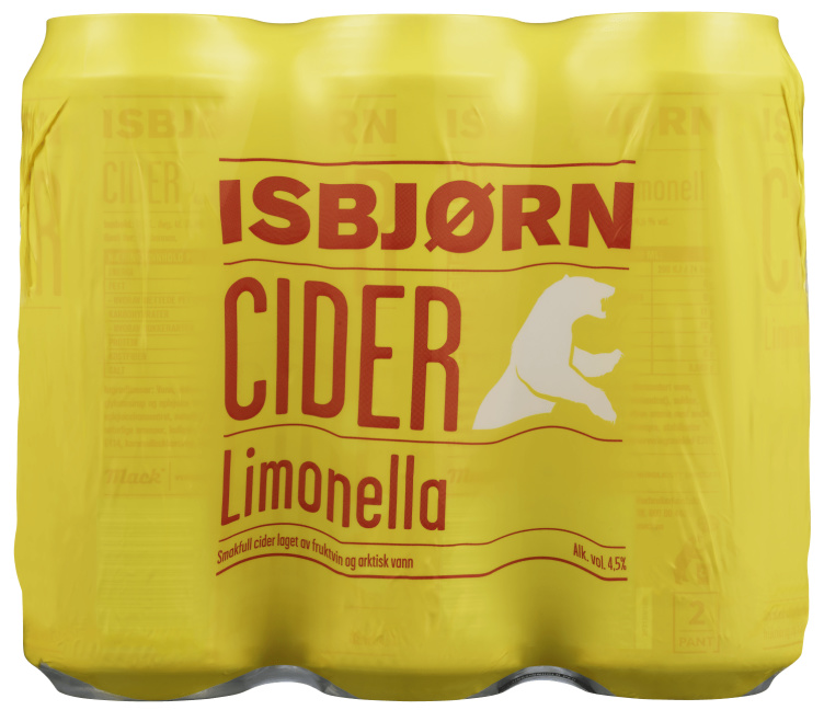 Mack Isbjørn Cider Limonella 0,5lx6 boks