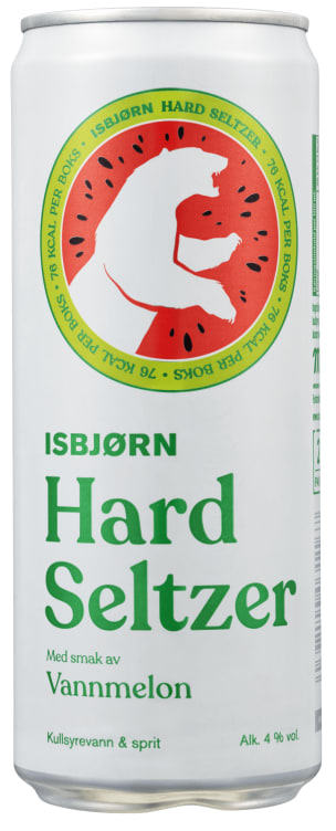 Mack Isbjørn Hard Seltzer Vannmelon 0,33l boks