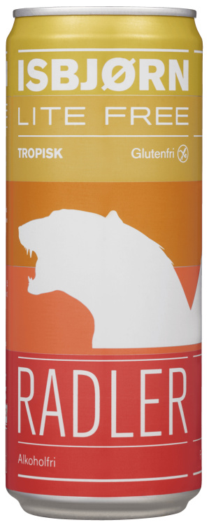 Mack Isbjørn Lite Free Radler Tropisk 0,33l boks