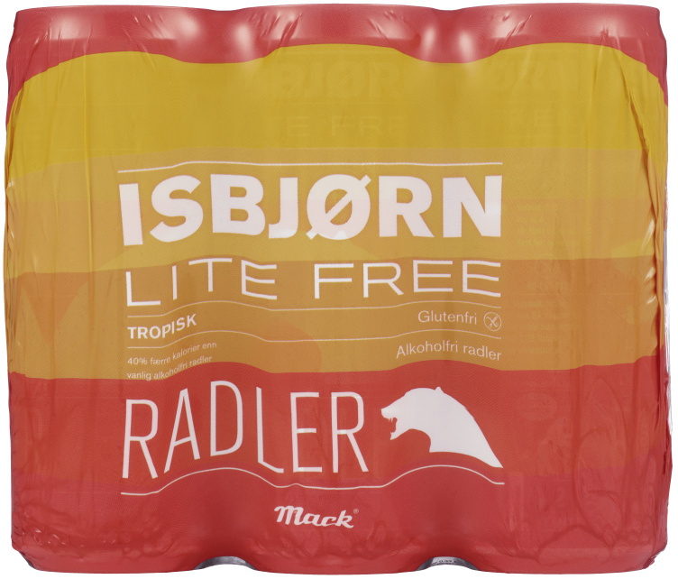 Mack Isbjørn Lite Free Radler Tropisk 0,33lx6
