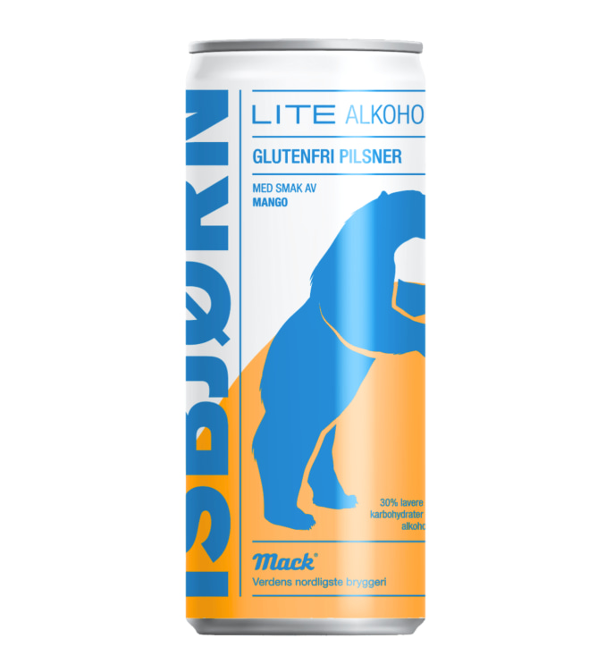 Mack Isbjørn Lite Mango Alkoholfri 0,33l boks