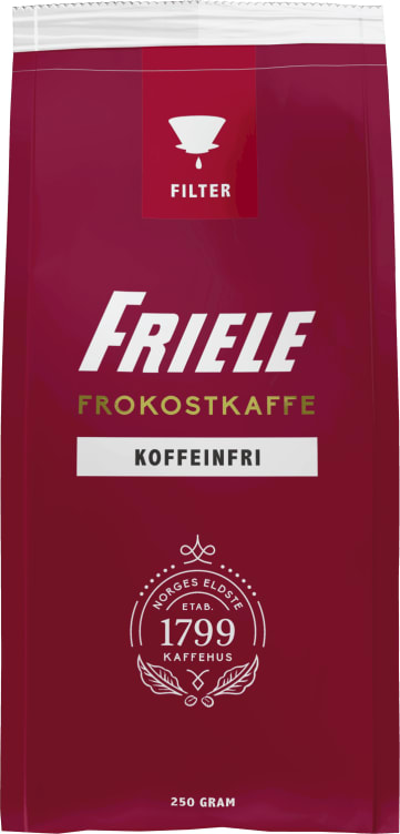 Friele Frokost Koffeinfri Filtermalt 250g