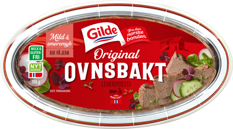 Leverpostei Ovnsbakt Original 190g Gilde