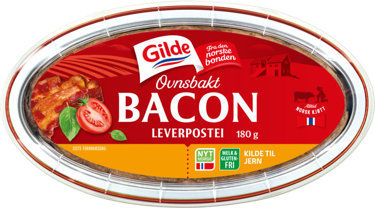 Leverpostei Ovnsbakt Bacon 180g