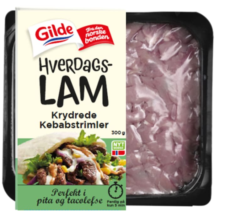 Kebabstrimler Hverdagslam 300g Gilde