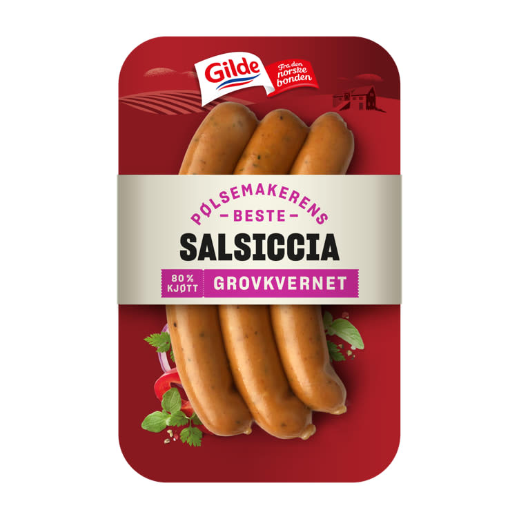 Salsicciapølse 225g Gilde