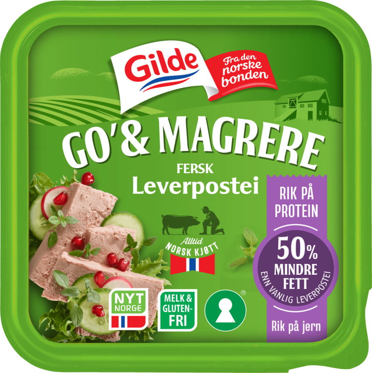 Leverpostei Fersk 150g Go&Mager