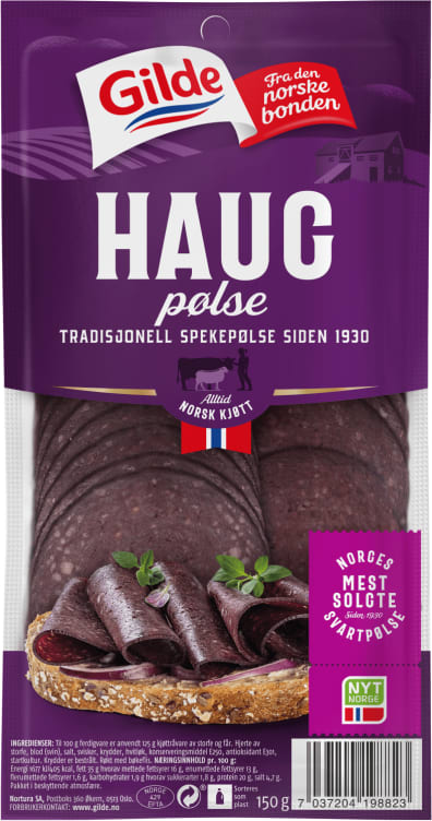 Gilde Haugpølse  150g