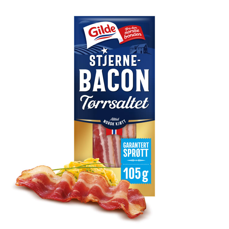 Gilde Stjernebacon Tørrsaltet 105g