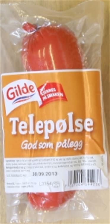 Telepølse 250g Gilde