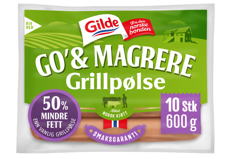 Grillpølse 600g Go&Mager