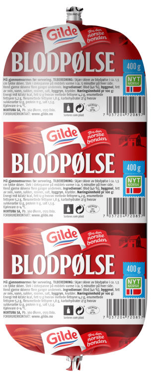 Blodpølse Snabb 400g Gilde