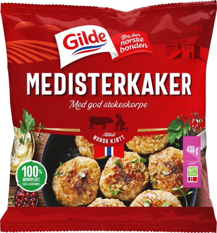 Gilde Medisterkaker 400g