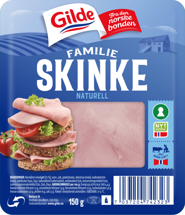 Gilde Familieskinke 150g