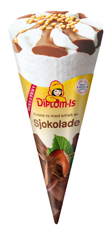 Krone-Is Sjokolade 125ml Diplom-Is