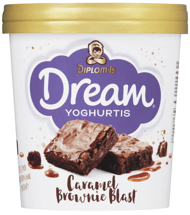 Dream Yoghurtis Caramel Brownie 0,8l Diplom-Is