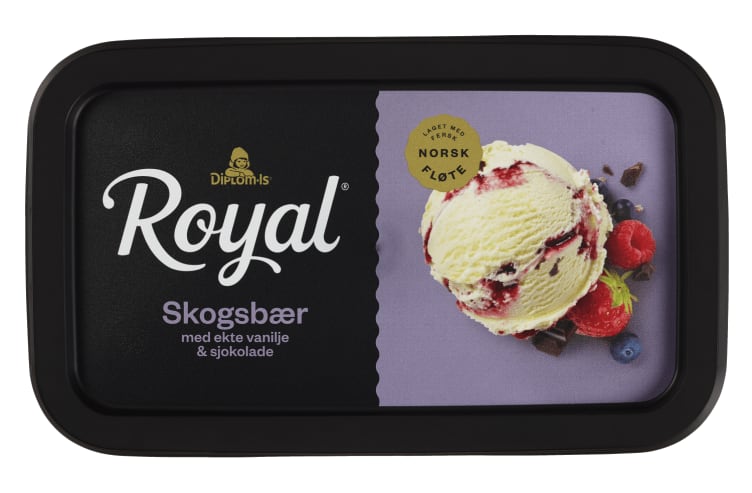 Royal Is Skogsbær&Sjokolade 0.9l Diplom-Is