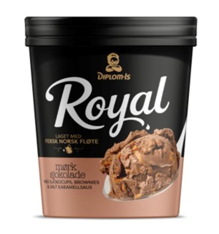 Royal Is Sjokolade m/Cups 0,5l Diplom-Is