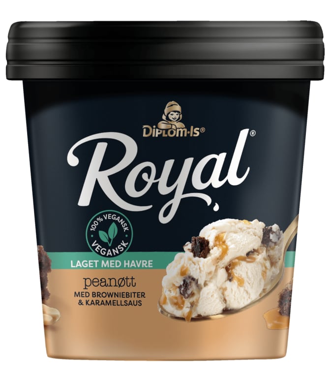 Havreis Peanøtt 0,5l Diplom-Is
