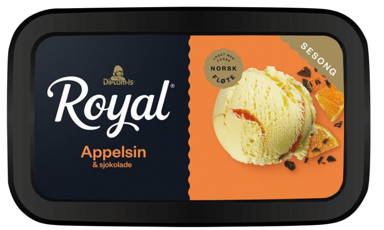 Royal Is Appelsin&Sjokolade 0,9l Diplom-Is