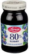 Blåbærsyltetøy u/Sukker 330g Lerum