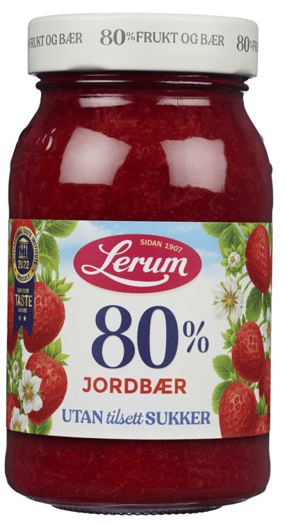 Jordbærsyltetøy u/Sukker 330g