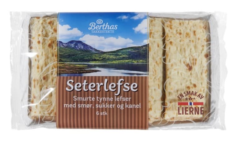 Seterlefse m/Kanel 6pk 216g Berthas