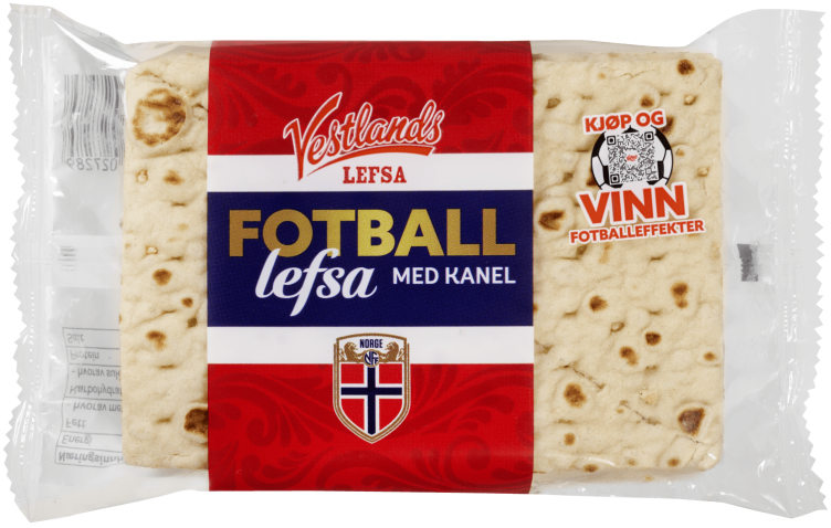 Vestlandslefsa Fotball 160g