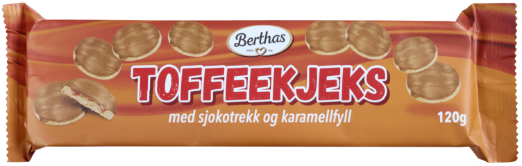 Toffeekjeks 120g Berthas