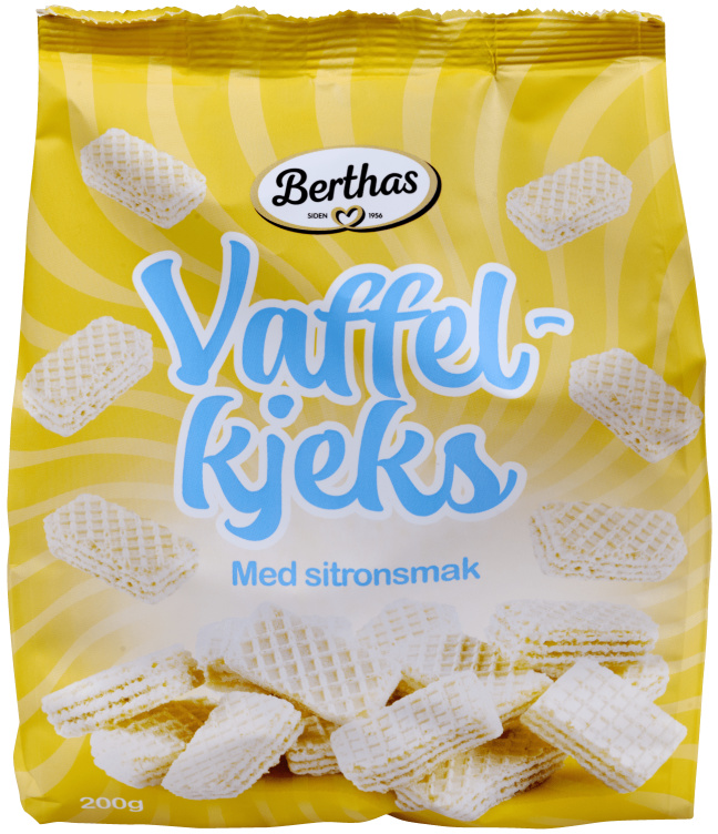 Product Image for Vaffelkjeks Sitron 200g Berthas
